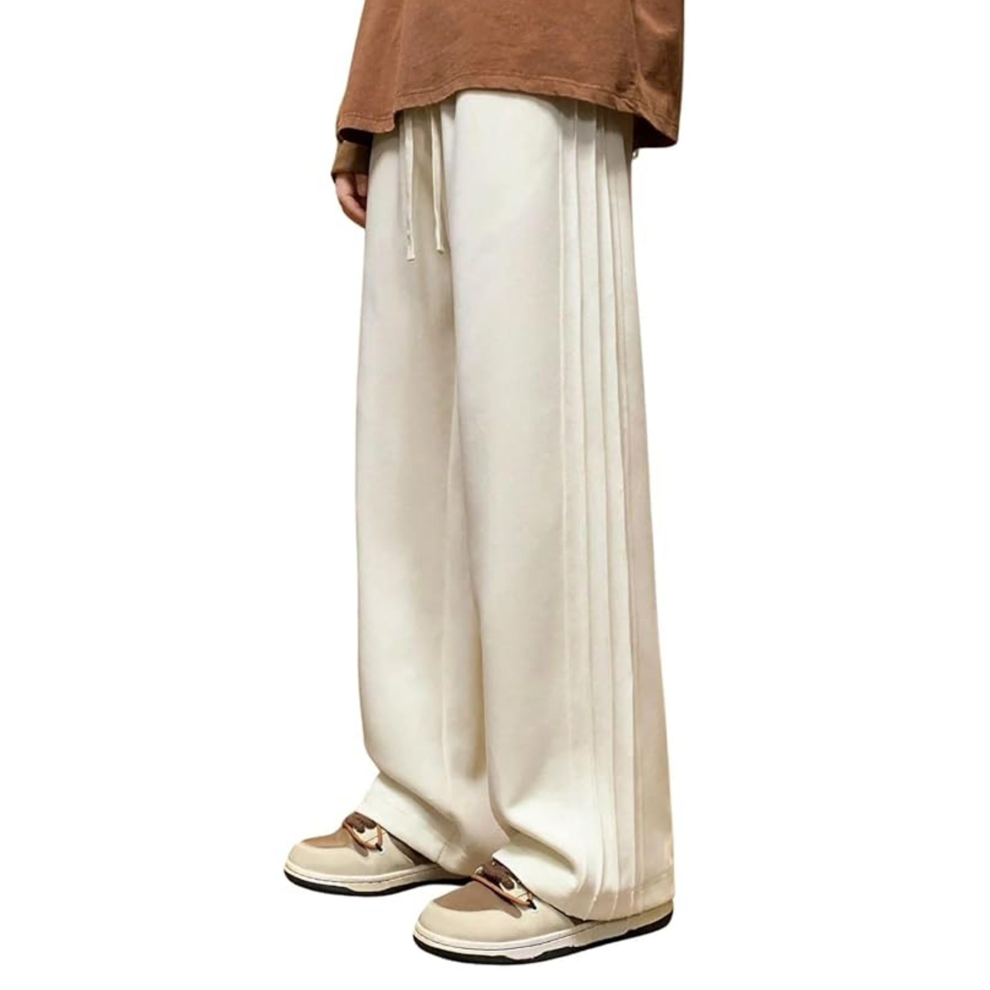 GRECIILOOKS Lycra Track Pants for Men – Stretchabl...